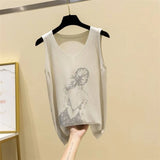 Glitter Print Tank Top