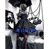 Dark Victorian Gothic Lolita Rose Dress