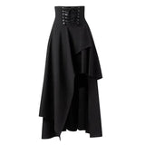 Gothic Steampunk Bustle Skirt – Victorian Corset Punk Style