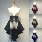 Gothic Steampunk Bustle Skirt – Victorian Corset Punk Style