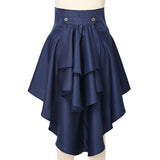 Gothic Steampunk Bustle Skirt – Victorian Corset Punk Style