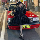 Gothic Victorian Lolita Dress - Punk Lace & Bow