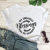My Greatest Blessings Call Me Grandma T-Shirt