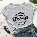 My Greatest Blessings Call Me Grandma T-Shirt