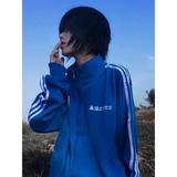 Grunge Streetwear Zipper Hoodie