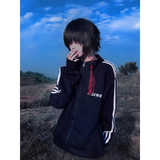 Grunge Streetwear Zipper Hoodie