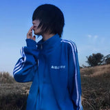 Grunge Streetwear Zipper Hoodie