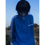 Grunge Streetwear Zipper Hoodie