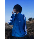 Grunge Streetwear Zipper Hoodie