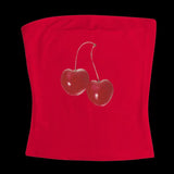 Harajuku Cherry Graphic Print T-Shirt