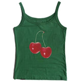 Harajuku Cherry Graphic Print T-Shirt