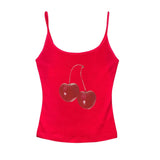 Harajuku Cherry Graphic Print T-Shirt