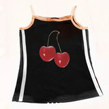 Harajuku Cherry Graphic Print T-Shirt