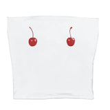 Harajuku Cherry Tee - Sleeveless Streetwear Crop