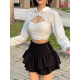 Harajuku E-girl High Waist Mini Skirt