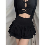 Harajuku E-girl High Waist Mini Skirt