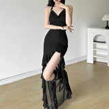 Harajuku Irregular Ruffle Dress