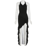Harajuku Irregular Ruffle Dress