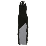 Harajuku Irregular Ruffle Dress