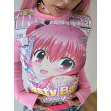 Harajuku Kawaii Anime Graphic Tee