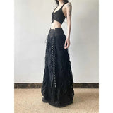 Harajuku Lace Bow A-Line Skirt