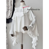 Harajuku Lolita Ruffle Sleeve Top