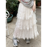 Harajuku Ruffle Lace Skirt
