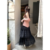 Harajuku Ruffle Lace Skirt