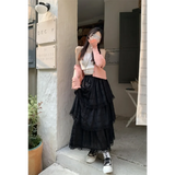 Harajuku Ruffle Lace Skirt
