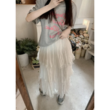 Harajuku Ruffle Lace Skirt