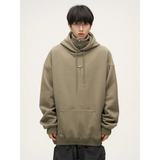 Harajuku High Neck Hoodie