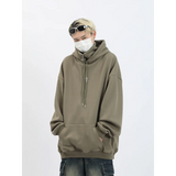 Harajuku High Neck Hoodie