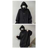 Harajuku High Neck Hoodie