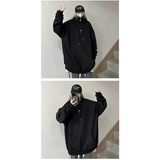 Harajuku High Neck Hoodie