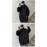 Harajuku High Neck Hoodie
