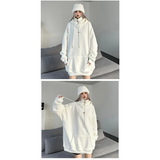 Harajuku High Neck Hoodie