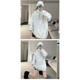 Harajuku High Neck Hoodie