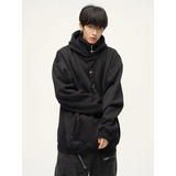 Harajuku High Neck Hoodie