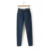 Classic Women High Waist Denim Jeans