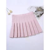 High Waist Pleated A-line Skorts