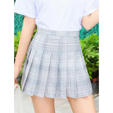 High Waist Pleated A-line Skorts