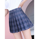 High Waist Pleated A-line Skorts