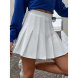 High Waist Pleated A-line Skorts