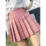 High Waist Pleated A-line Skorts