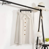 Elegant High Waist Pleated Skirts