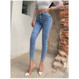 Women's High Waist Skinny Jeans