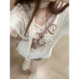 Harajuku Drift Letter T-shirt