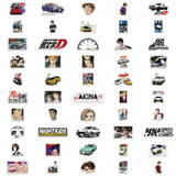 Initial D Anime Stickers - 10/30/50/100PCS