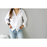 White Summer Blouse