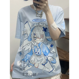 Harajuku Kawaii Anime Oversized Tee